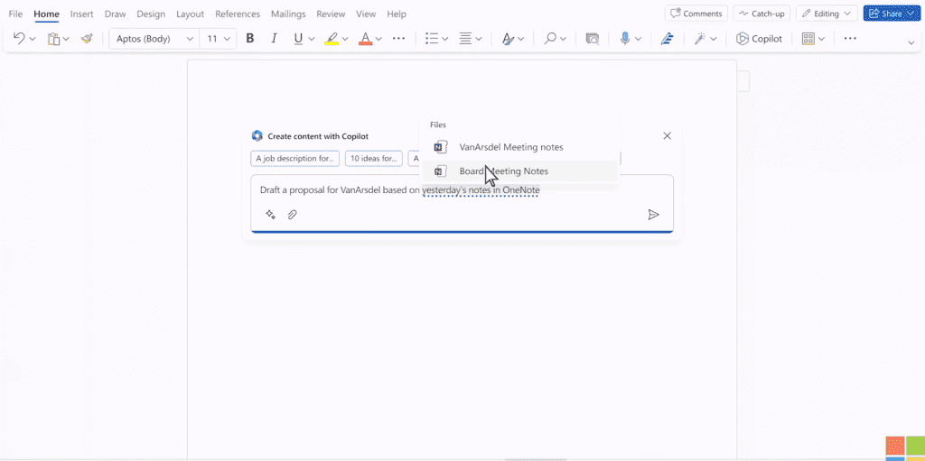 Copilot in Word